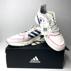 Adidas Women’s 90’s Valasion EE9907 New w/box Size 9 Cloud white/Real Pink